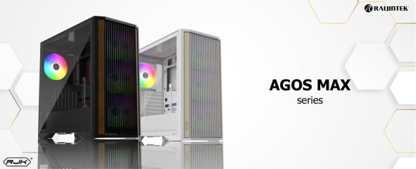 国鸣投资 RAIJINTEK 推出 AGOS MAX 侧透机箱，前面板可拆式木纹装饰条设计